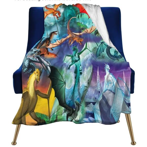 Unbranded Other - Wings Of Fire Ultra-Soft Micro Fleece Blanket, All Seasons, Bedding Sofa 50X40